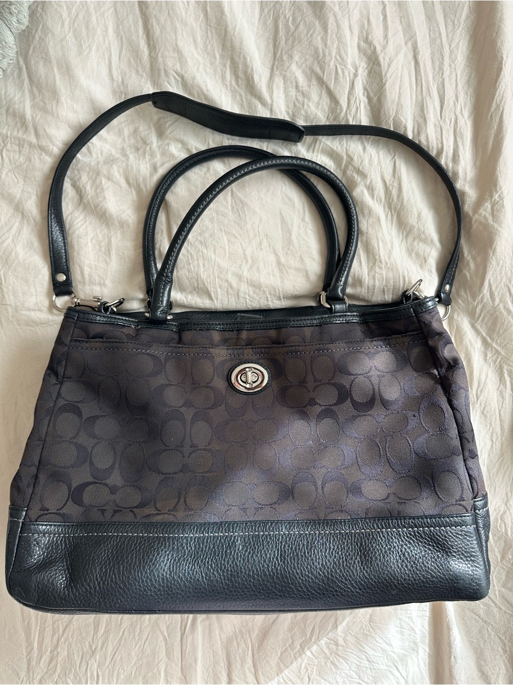 Coach park signature large bag